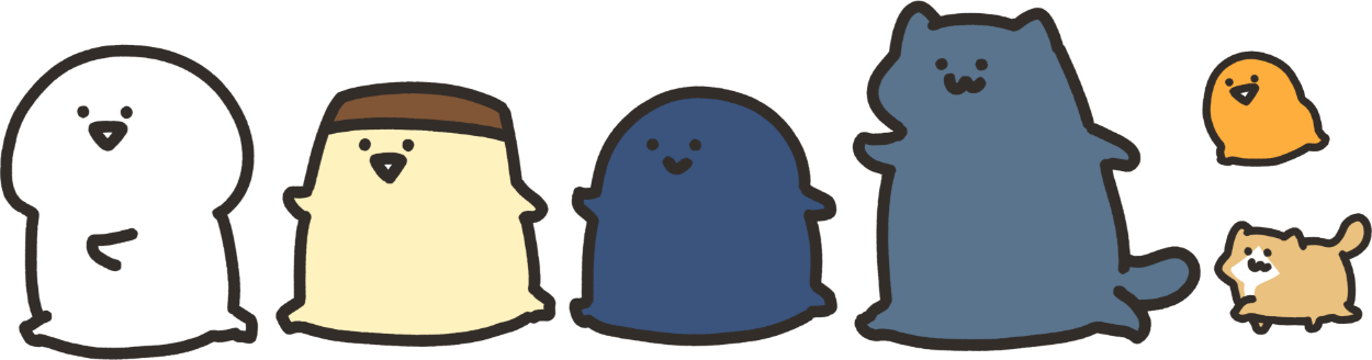 一列で走るお文具キャラ達